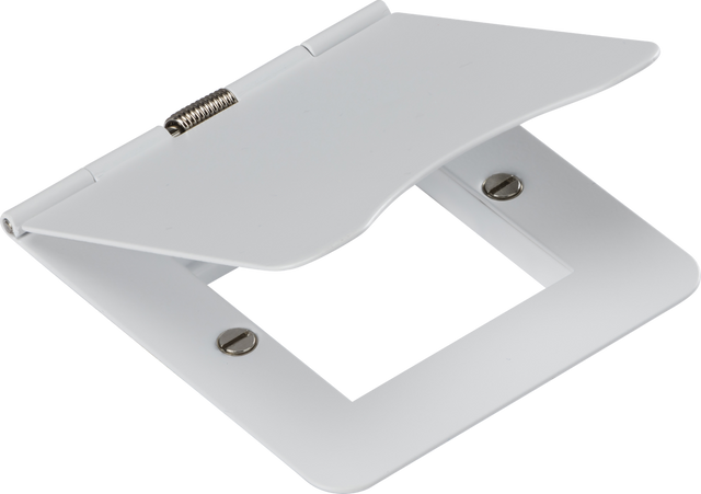 2G Modular Floor Plate Matt White - Euro Module Compatible