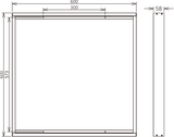 600x600 LED Panel Surface Mount Kit - Alternative View