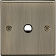 20A Flex Outlet Plate - Antique Brass