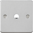 20A Flex Outlet Plate - Brushed Chrome