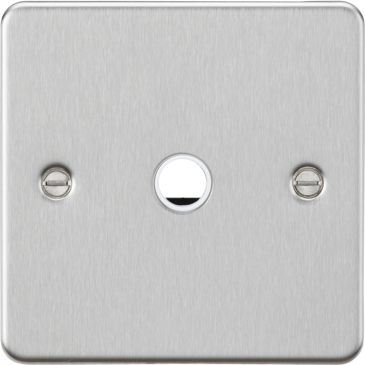 20A Flex Outlet Plate - Brushed Chrome