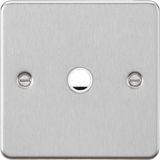 20A Flex Outlet Plate - Brushed Chrome