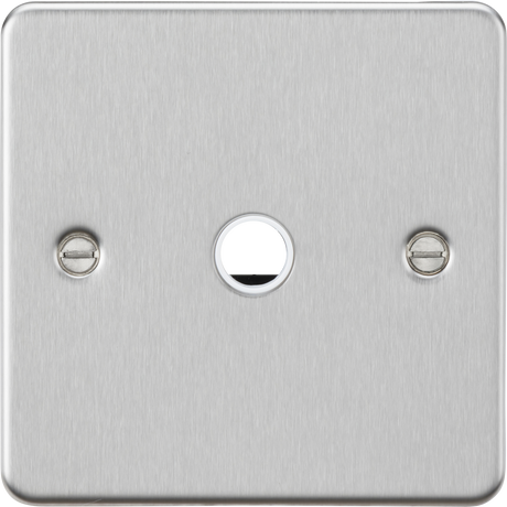 20A Flex Outlet Plate - Brushed Chrome