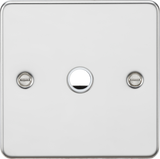 20A Flex Outlet Plate - Polished Chrome