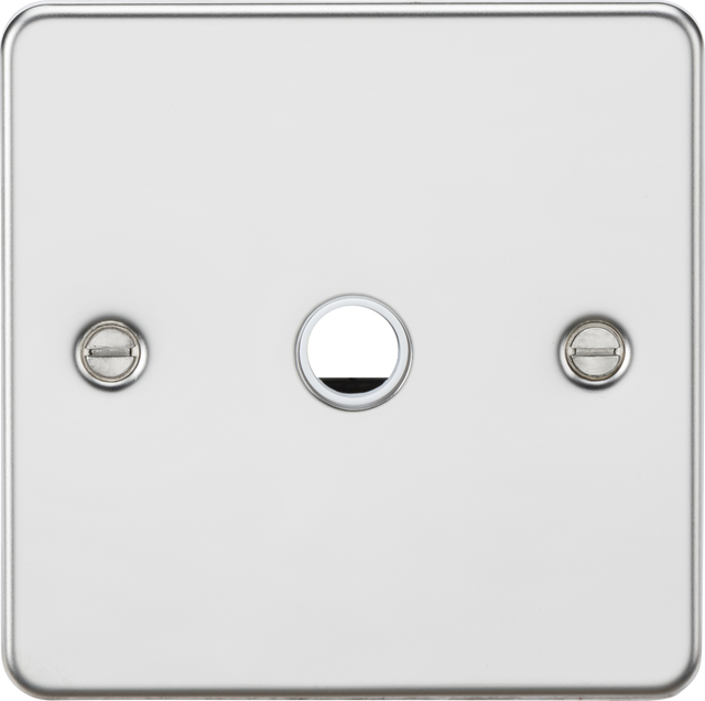20A Flex Outlet Plate - Polished Chrome