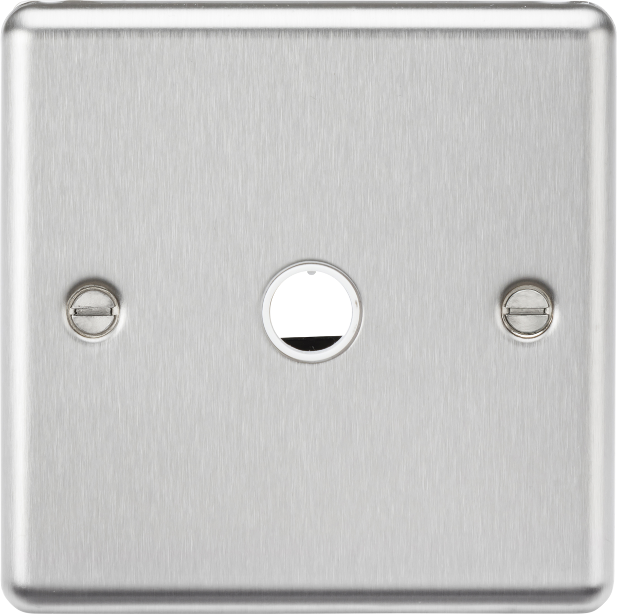 20A Flex Outlet Plate - Brushed Chrome