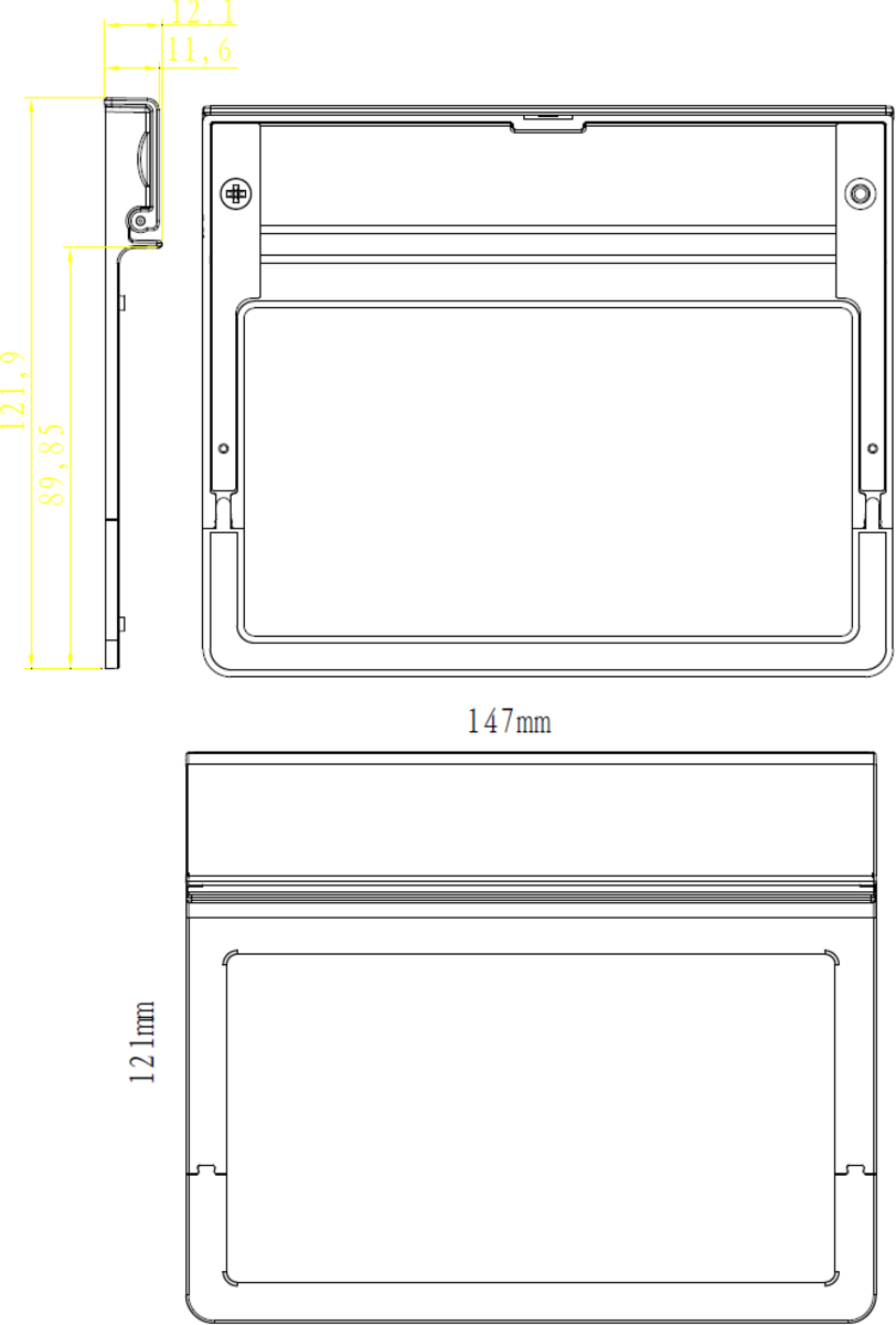 2G Fold Away Phone Holder - White