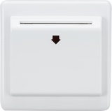 32A 1G Key Card Switch - White Finish