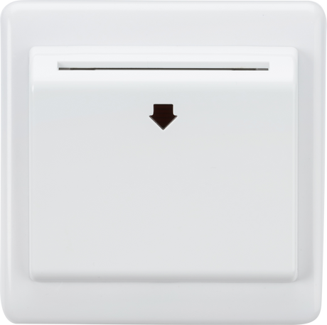 32A 1G Key Card Switch - White Finish