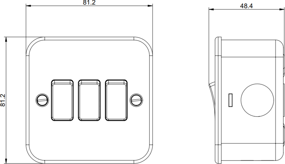 Knightsbridge Metal Clad Switch Image