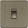 10AX 1G DP Switch - Antique Brass