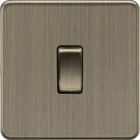 10AX 1G DP Switch - Antique Brass