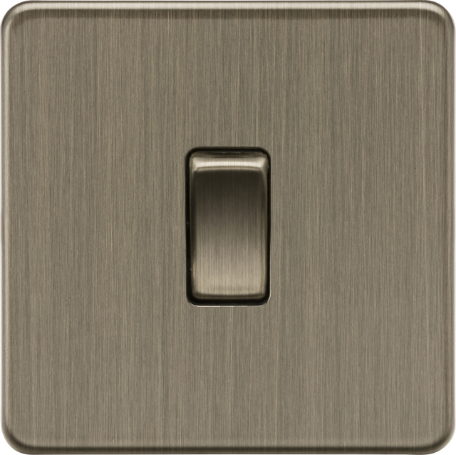 10AX 1G DP Switch - Antique Brass