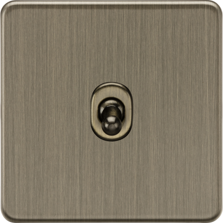 10AX 1G Intermediate Toggle Switch - Antique Brass