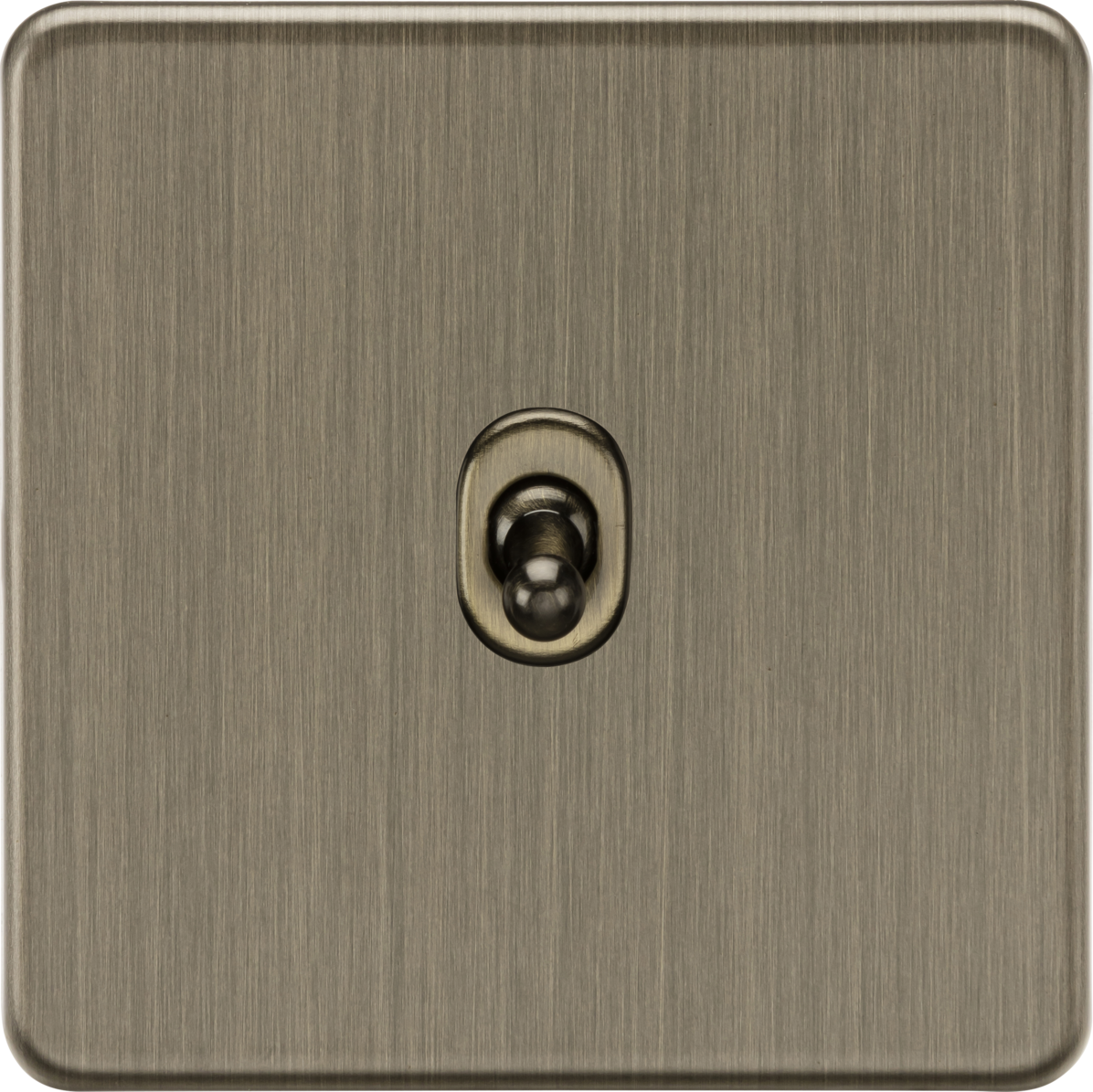 10AX 1G 2-way Toggle Switch - Antique Brass