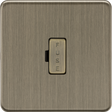 13A Fused Spur Unit - Antique Brass