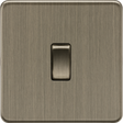20A 1G DP Switch - Antique Brass