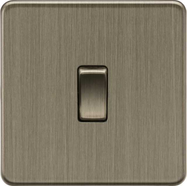 20A 1G DP Switch - Antique Brass