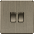 10AX 2G 2-Way Switch - Antique Brass