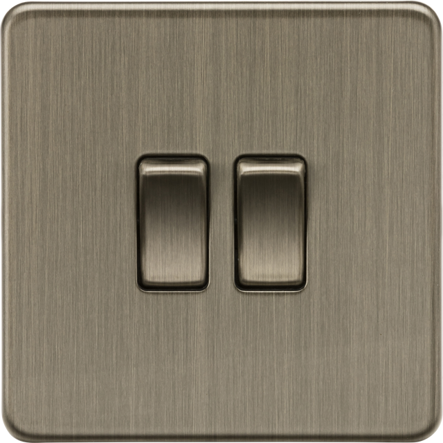 10AX 2G 2-Way Switch - Antique Brass