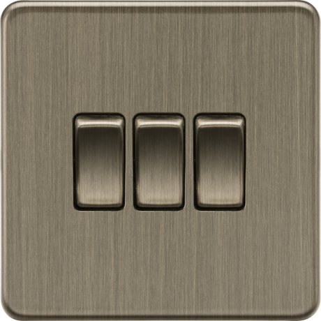 10AX 3G 2-Way Switch - Antique Brass