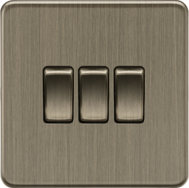 10AX 3G 2-Way Switch - Antique Brass