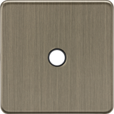 20A Flex Outlet Plate - Antique Brass