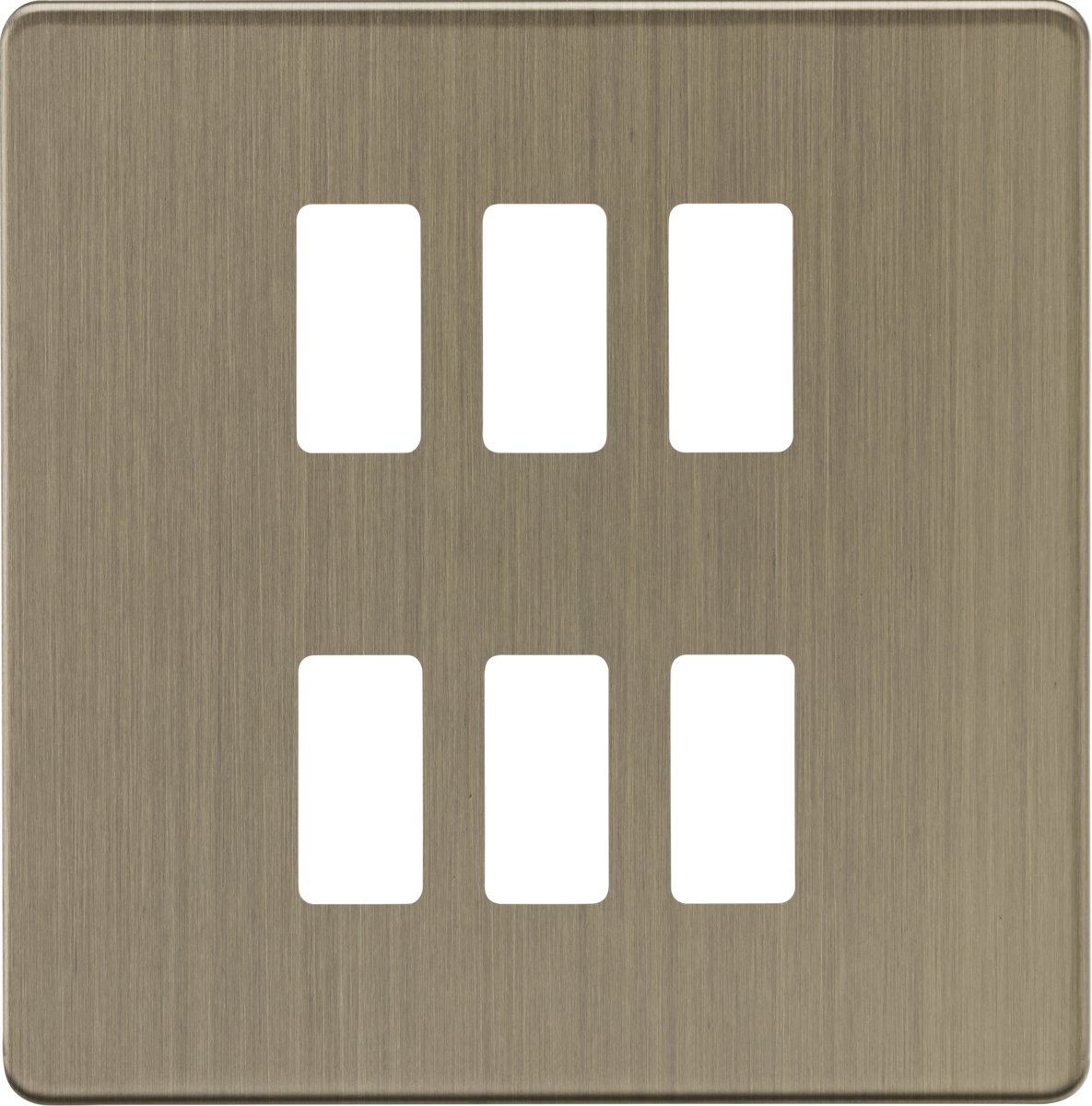 6G Grid Faceplate - Antique Brass by ML Accessories