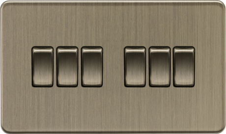 10AX 6G 2-Way Switch - Antique Brass