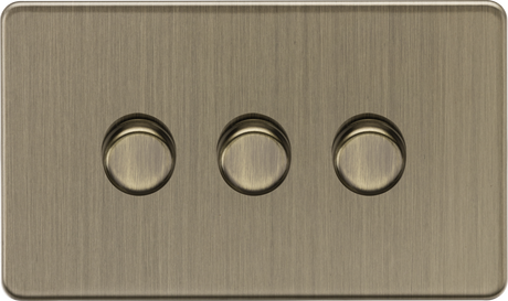 3G 2-way 10-200W Intelligent Dimmer - Antique Brass