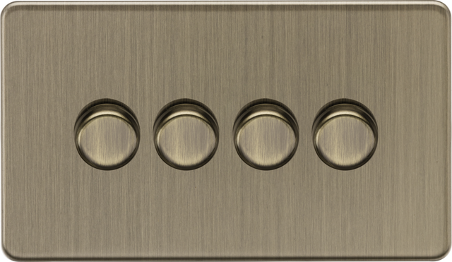 4G 2-way 10-200W Intelligent Dimmer - Antique Brass