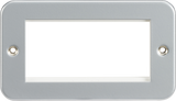 Metal Clad 4G Modular Faceplate - Heavy Duty Design