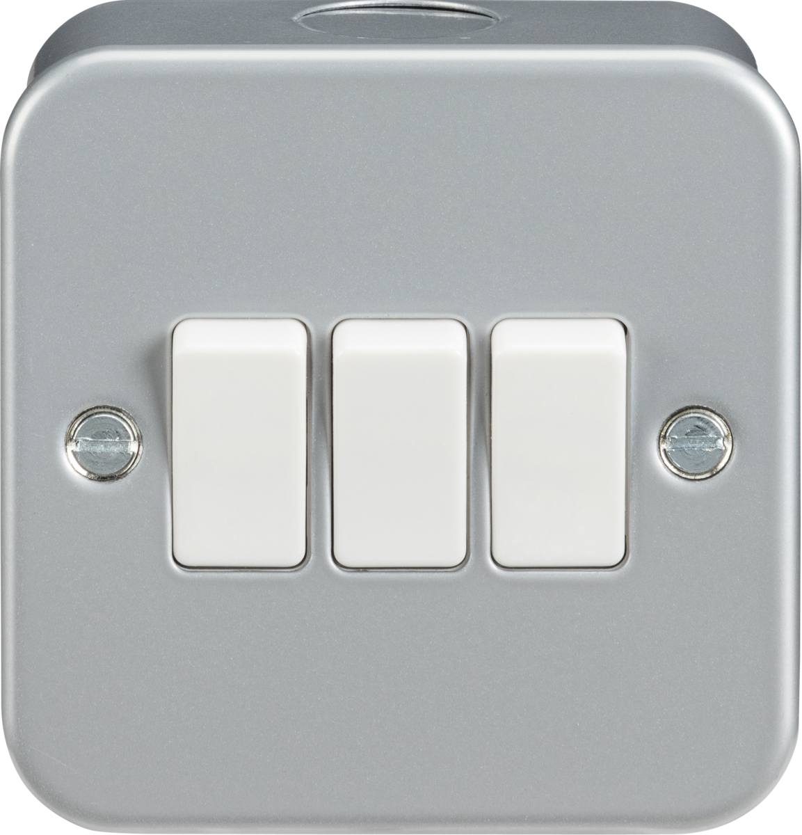 Knightsbridge Metal Clad 10AX 3G 2-way Switch