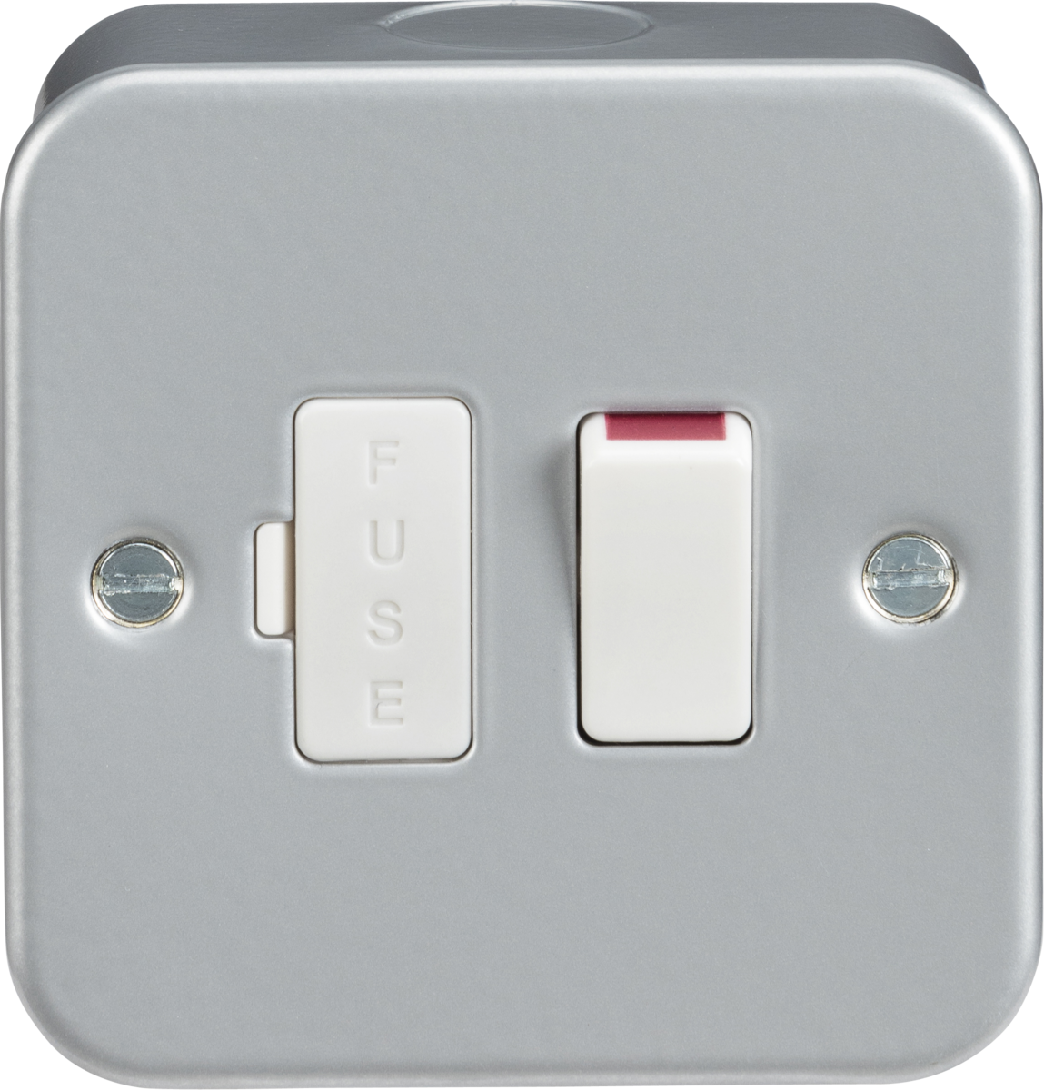 Metal Clad 13A Switched Spur Unit - Heavy Duty Wiring Accessory