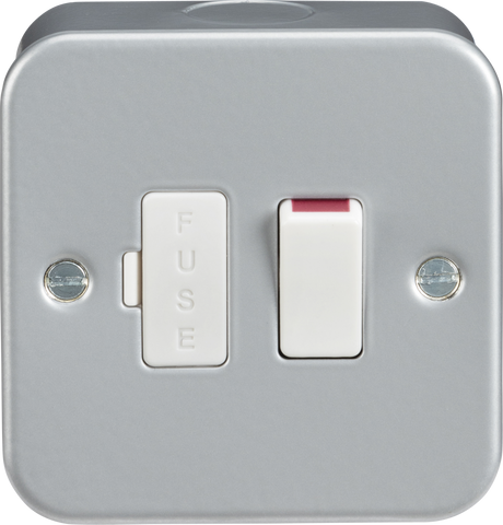 Metal Clad 13A Switched Spur Unit - Heavy Duty Wiring Accessory