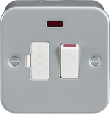 Knightsbridge Metal Clad 13A Switched Fused Spur Unit with Neon