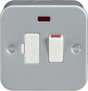 Knightsbridge Metal Clad 13A Switched Fused Spur Unit with Neon