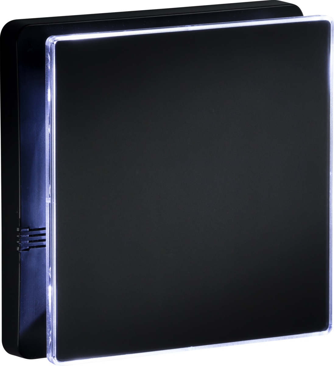 IP45 100mm LED Backlit Extractor Fan - Matt Black