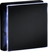 IP45 100mm LED Backlit Extractor Fan - Matt Black