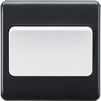 10AX 1G DP Wide Rocker Switch - Anthracite