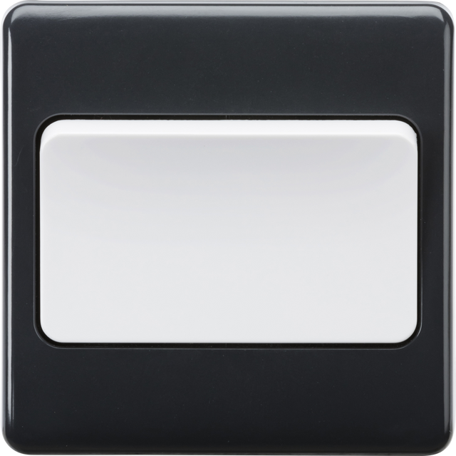 10AX 1G DP Wide Rocker Switch - Anthracite