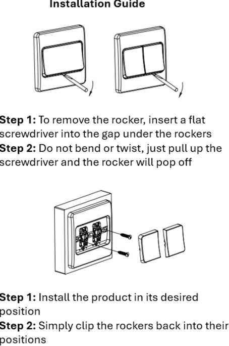 Additional View of 10AX 1G 2-way Wide Rocker Switch