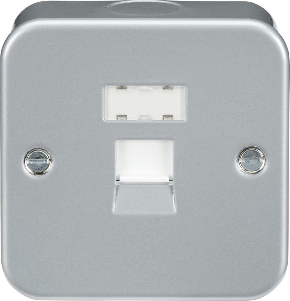 Knightsbridge 1G RJ45 Network Outlet - Heavy Duty Metal Clad
