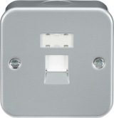 Knightsbridge 1G RJ45 Network Outlet - Heavy Duty Metal Clad