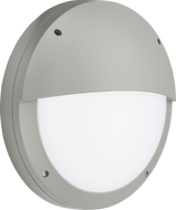 230V IP65 18W LED Eyelid Bulkhead CCT Grey