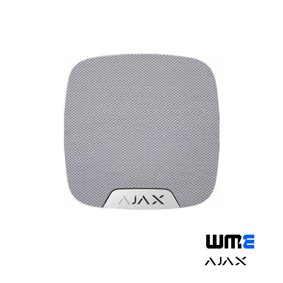 AJAX: HOMESIREN, Wireless Indoor Siren, Customisable Sound, IP50, 2000m Range, 5-Year Battery Life