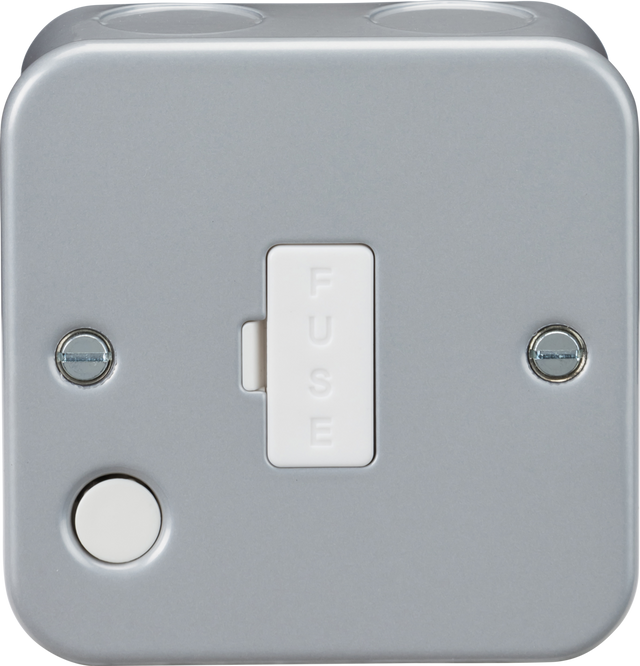 13A Unswitched Fused Spur with Flex Outlet - Metal Clad