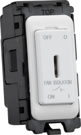 10A Fan Isolator Key Switch Module - Matt White