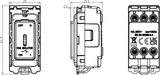 10A Fan Isolator Key Switch Module Alternate View