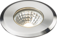 230V IP65 5W LED Stainless Steel Recessed Ground Light - Warm White